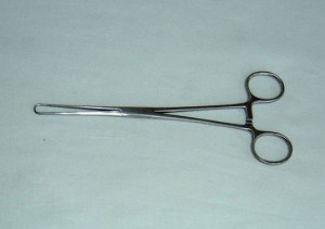 Pince Pozzi, droite, 18 cm Holtex