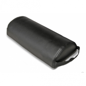 Coussin Ergonomique Noir Coussin Massage WELLCORE 60x20 Cm - Cylindre En Similicuir Pour Yoga Et Fitness Cylindre Yoga