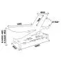 Divan d'examen électrique Carina 999 (1 moteur)