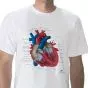 T-Shirt anatomique, Cœur, XL W41017