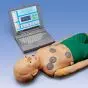 Mannequin de réanimation interactif avec ordinateur portable multimédia, enfant, 5 ans W45143