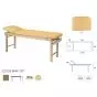 Table de massage fixe en bois Ecopostural C3125