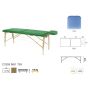 Table de massage pliante réglable bois naturel Ecopostural C3208