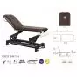 Table de massage électrique 2 plans châssis noir Ecopostural C5633