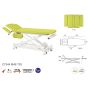 Table de massage électrique pour ostéo et kiné avec accoudoirs Ecopostural C7544