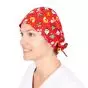 Calot chirurgical en coton à motifs de noël