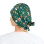 Calot chirurgical en coton à motifs de noël