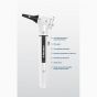 Otoscope e-scope Riester Fibre optique lampe LED 3,7 V Noir