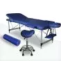 Pack Massage coloris Bleu Mediprem : votre table de massage avec tabouret et coussin de massage