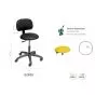 Tabouret avec dossier Ecopostural S2609