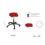 Tabouret Ecopostural S2640