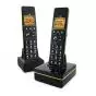 Téléphone fixe sans fil Doro PhoneEasy 336w Duo Coloris Noir