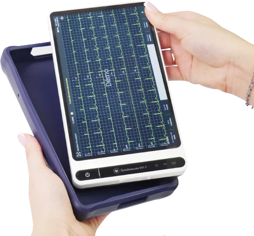  Electrocardiographe ECG Cardiomate EVI  (12 pistes) avec interprétation Spengler