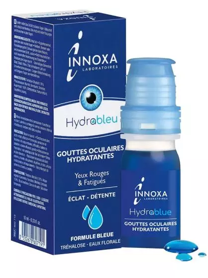 Solution ophtalmique hydratante Innoxa Hydrableu