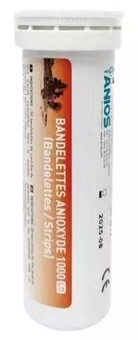 Bandelettes de contrôle Anioxyde 1000 LD (tube de 50)