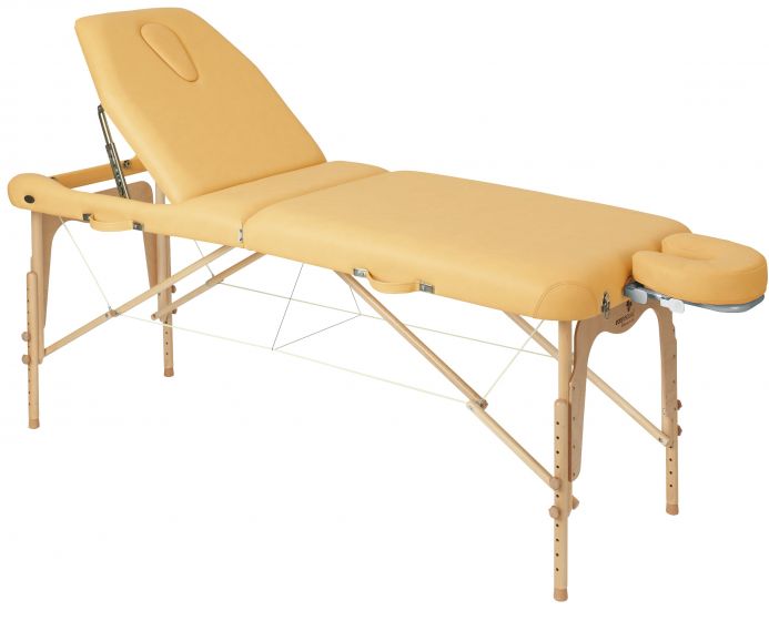 Table pliante en bois avec tendeurs Ecopostural C3616