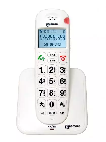 Téléphone sans fil amplifié avec aide vocale AMPLIDECT260 Geemarc  