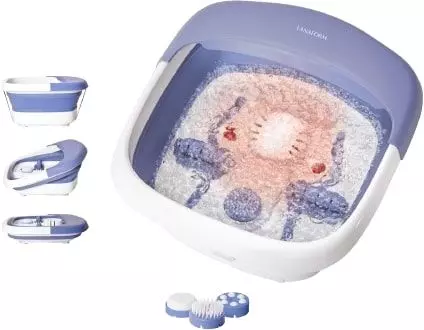 Appareil de balnéothérapie chauffant et pliable pour les pieds Heat & Fold Spa
