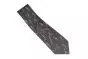 Cravate de sport avec motif de squelette, gris, soie W41062