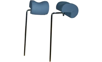 Paire de repose-jambes gynécologique pour divan ou fauteuil d'examen Mobercas