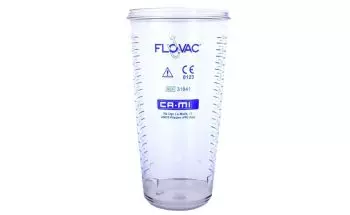 Bocal réutilisable pour poche de collecte jetable 2L Flovac