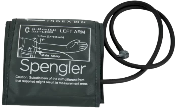 Brassard de tensiomètre gris Spengler pour Autotensio et Tensonic (32-48 cm)