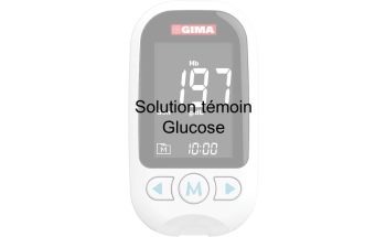 Solution témoin pour lecteur Multiparamètre GimaCare - Glucose