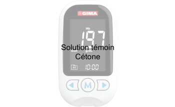 Solution témoin pour lecteur Multiparamètre GimaCare - Cétone