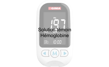 Solution témoin pour lecteur Multiparamètre GimaCare - Hémoglobine