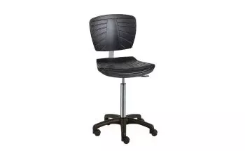 Siège médical ergonomique noir Carina base ABS