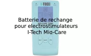 Batterie de rechange pour electrostimulateurs I-Tech Mio-Care