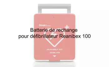 Batterie de rechange pour défibrillateur Reanibex 100