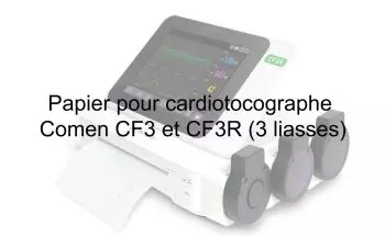 Papier pour cardiotocographe Comen CF3 et CF3R (3 liasses)