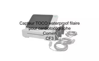 Capteur TOCO waterproof filaire pour cardiotocographe Comen CF3