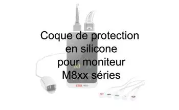 Coque de protection en silicone pour moniteur M8xx séries