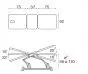 Table électrique barre périphérique Ecopostural C5905 pour technique tren et antitrendelenburg