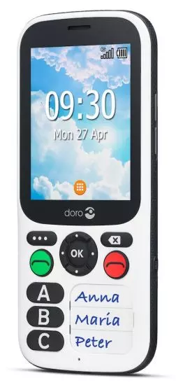Téléphone portable senior Doro Secure 780X blanc