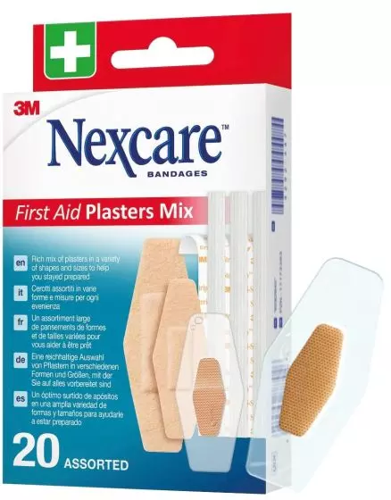 Pansement premiers soins Nexcare (1 boite de 20)