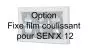 Fixation de film ajustable pour négatoscope SEN'X 12
