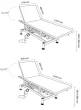 Divan d'examen électrique 2 plans Caix (1 moteur) Vog Médical