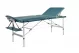 Table de massage Santorin, structure aluminium, Gris vert