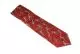 Cravate de sport avec motif de squelette, rouge, soie W41061