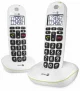 Téléphone fixe sans fil Doro Phone Easy 110 duo, blanc