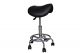 Tabouret à selle PONY Base Chromée Mediprem coloris noir