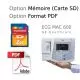 Option Memoire Carte SD et Format PDF pour ECG GE Healthcare Mac 600