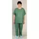 Pyjama PROFIL TUNIC vert non stérile LCH sachet de 5 ensembles