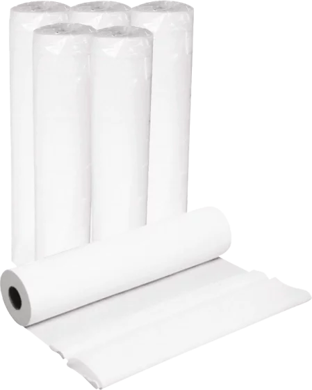 Carton de 6 rouleaux draps d'examen ouate lisse Eco Joleti