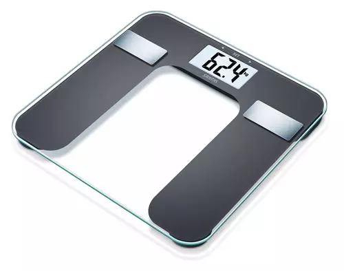 Pèse-personne impédancemètre en verre SBF 08 Sanitas 