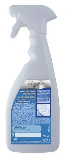 Désinfectant désinfectant Nosocomia SURF + PAE Spray 750ML Prodene