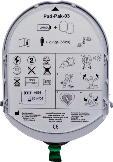 PadPak adulte pour Samaritan PAD (piles et électrodes combinées) 